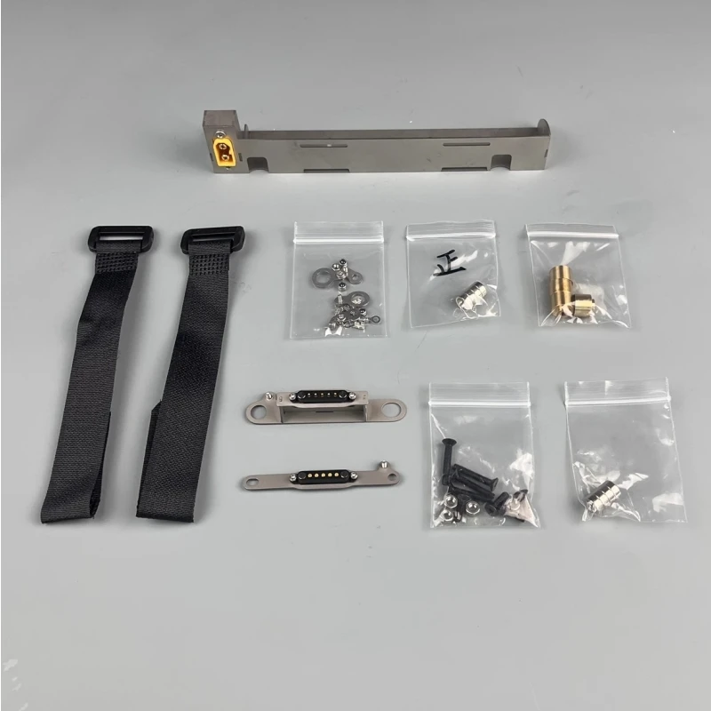Wiring Battery Storage Magnetic Suction High Ceiling Set For 1/14 Tamiya RC Truck Scania Actros MAN Volvo Tamiya Trailer Parts 5
