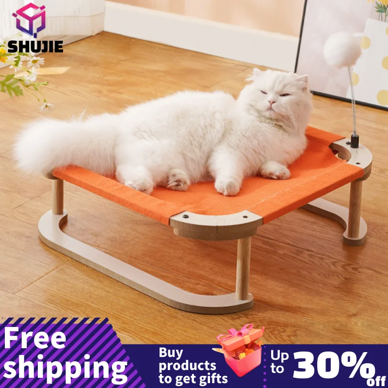 

Pet Camp Bed Bite Resistant and Moisture-proof Cat Camping Beds Removable Washable Kitten Hammock Sofa Outdoor Dog Nest Supplies