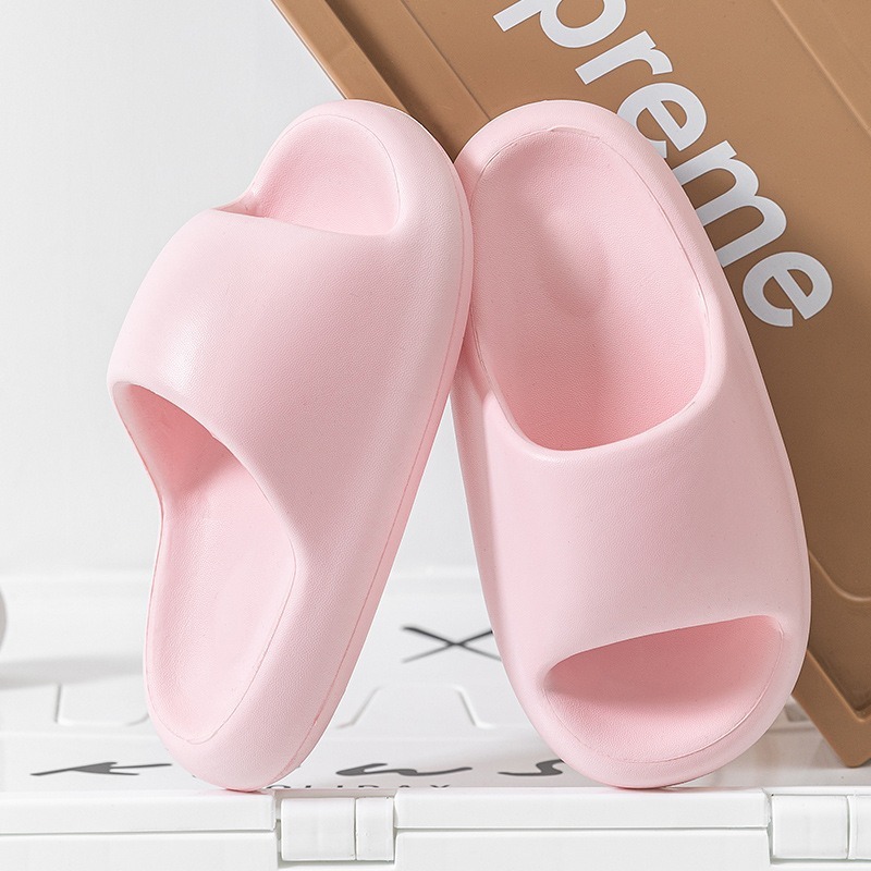 Lucyever 2025 Soft Sole Eva Slippers for Women Lightweight Non Slip Home Slippers Woman Summer Thick Platform Beach Flip Flops