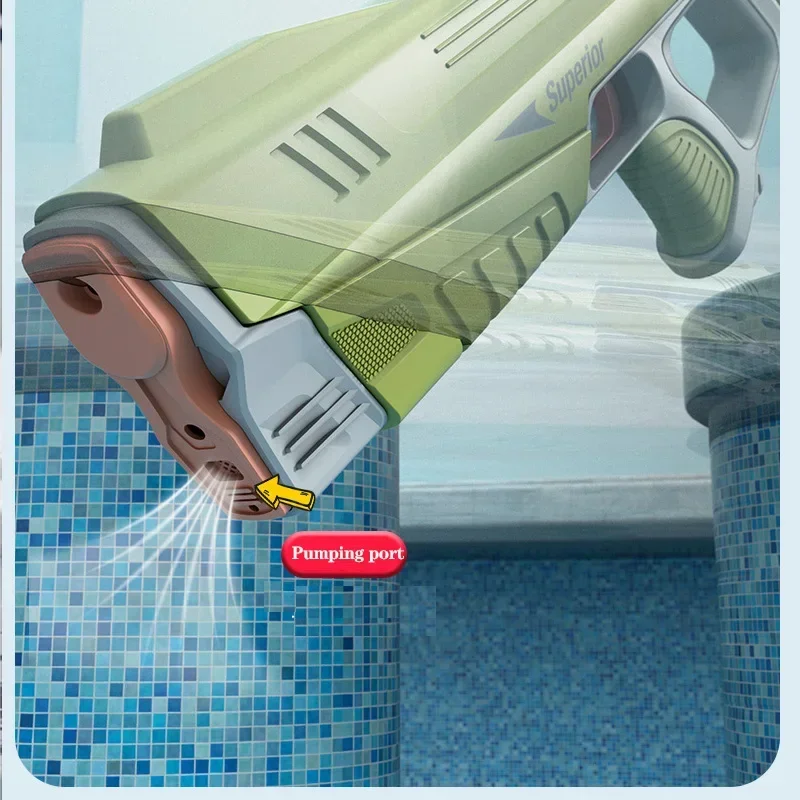 Electric Water Gun Toys Bursts Children's High-pressure Strong Charging Energy Water Automatic Water Spray Children's Toy Guns 4