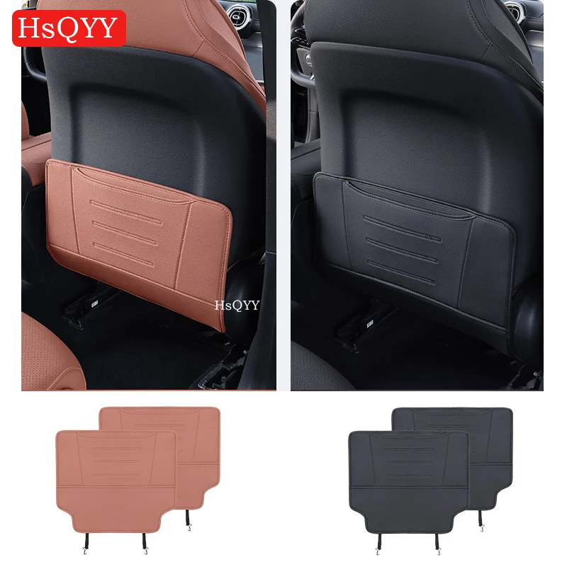 Car Rear Seat Anti Kick Protective Pad Interior Decoration Modification Accessories For Mercedes Benz C GLC Class W206 X254