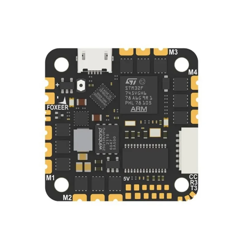 Foxeer Reaper F745 AIO V4 MPU6000 45A BLS 2-6S Dshot ESC F7  Ʈѷ, CADDX HD VTX 25.5x25.5mm ̽ п