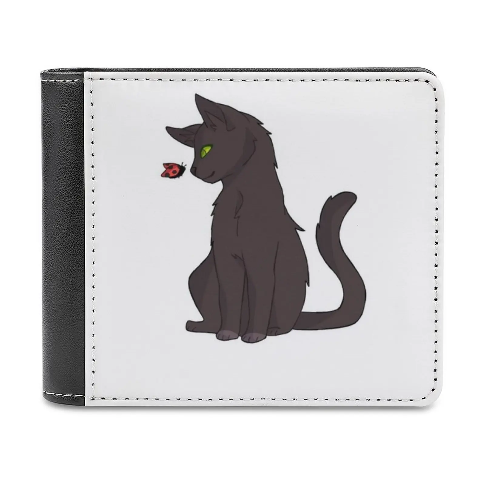 

Cat And Pattern Pattern Leather Men's Wallets Hot Selling New Men's Wallet Trend Card Pack Purse Cat Animals Personalized
