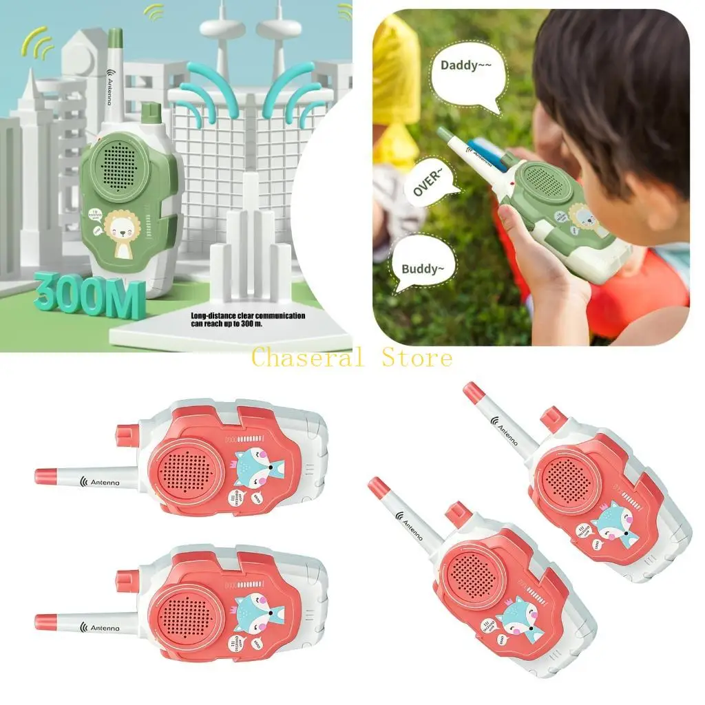 실내 옥외를 위한 쉬운 가동 장거리를 가진 E7CE 2Pcs 아이 워키토키 장난감