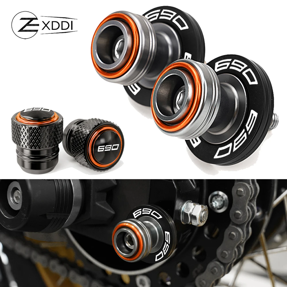 Für KTM 690 SMC Duke 690 DUKE 690 690 SMC SMC R 2008-2022 2023 2024 Motorrad Schwinge Spulen Slider stehen Schrauben Ventil Kappen