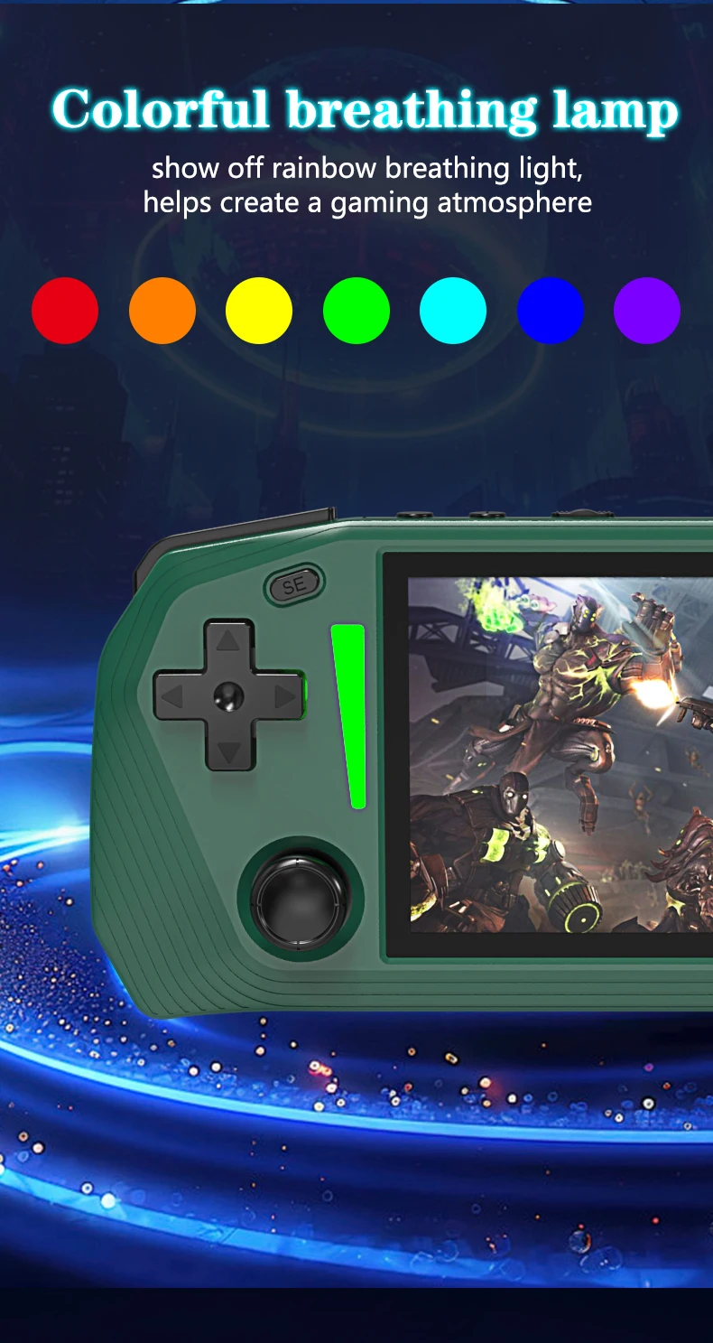 Retro Handheld Game Console 128gb Ips Screen Portable Player_voghion.com