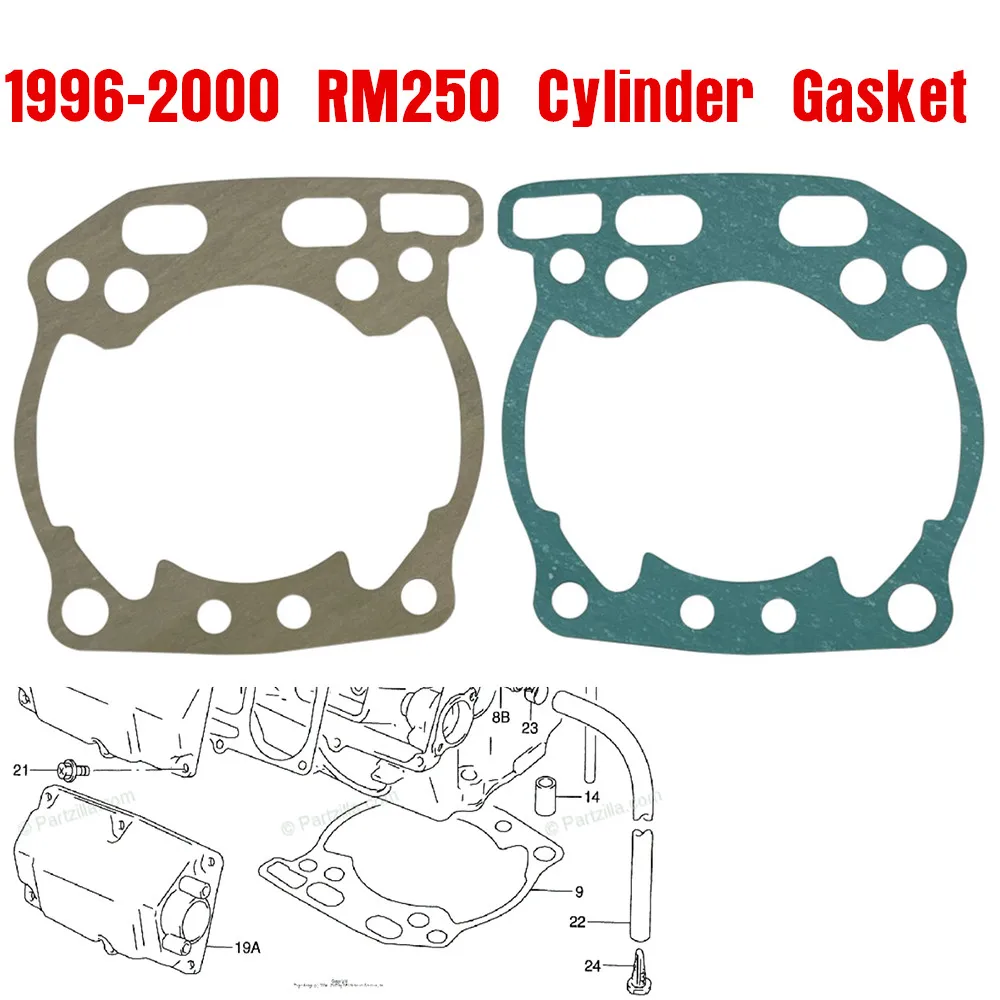 

Прокладка цилиндра мотоцикла для Suzuki RM250 T/V/W 1996-2000 номер 11241-37E00