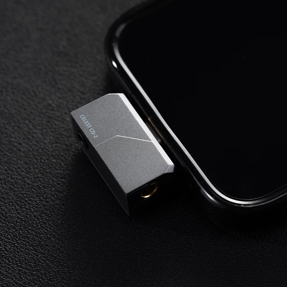 Celest CD-2 Portable Type-C to 3.5mm 4.4mm DAC Audio HiFi Earphone Decoder Headphone Amplifier For Android iOS Mac Win10