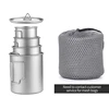 Titanium Cup Outdoor Portable Camping Picnic Water Cup Mug With Foldable Handle For Outdoor Camping Hiking 300ml/ 450ml /750ml 6