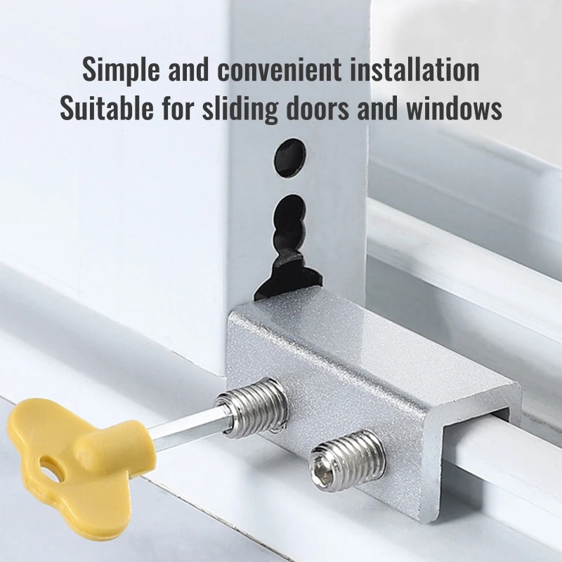 Description Picture 3 of item4Pcs Window Security Lock Window Limiters Child Safety Sliding Window Restrictor