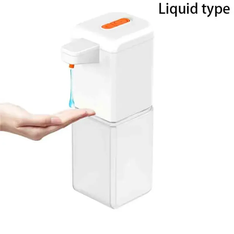 480ML Automatic Soap Dispenser Touchless Type C USB Rechargeable Electric Soap Dispenser Waterproof Foam/Liquid Dispenser