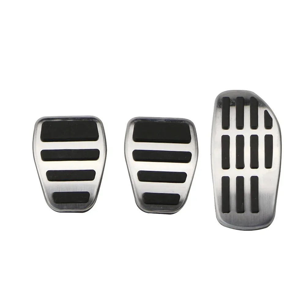For Nissan Qashqai J10 Dualis 2006~2013 Car Foot Pedals Stainless Steel Pad Fuel Brake Non-slip No Drilling Alloy Auto Covers