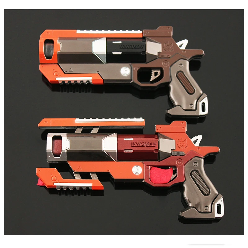 New APEX Hero Helper Can Open And Close The Auxiliary Pistol Of The Fire Trial Thunderbolt Fire Metal Model 14cm Collection Gift 2