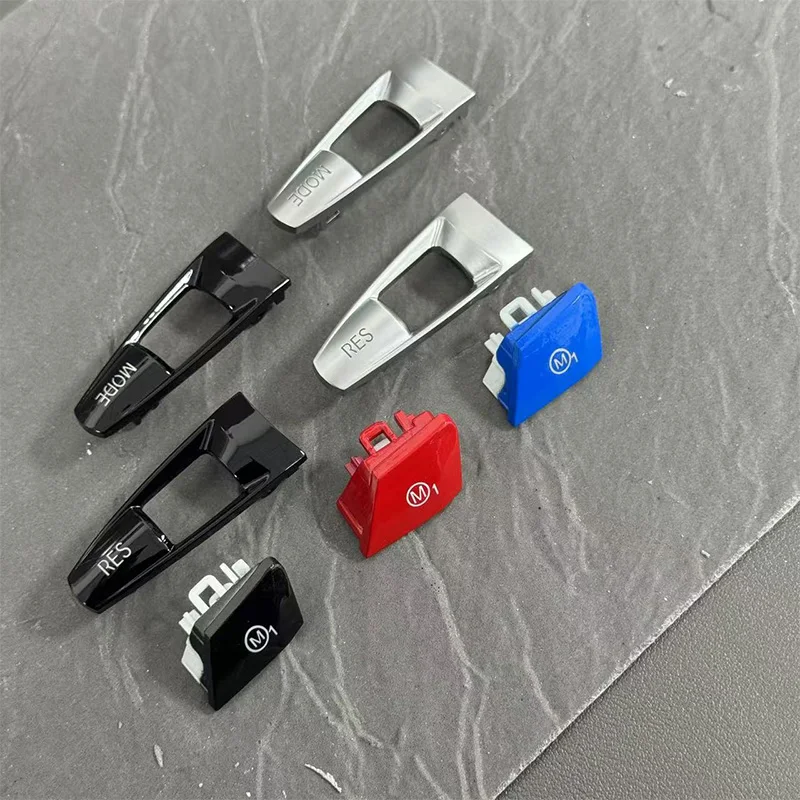 빨간색과 파란색 버튼은 BMW M3 M4 M5 M6 X5M X6M 스티어링 휠 M1M2 모드 개조에 적합합니다.