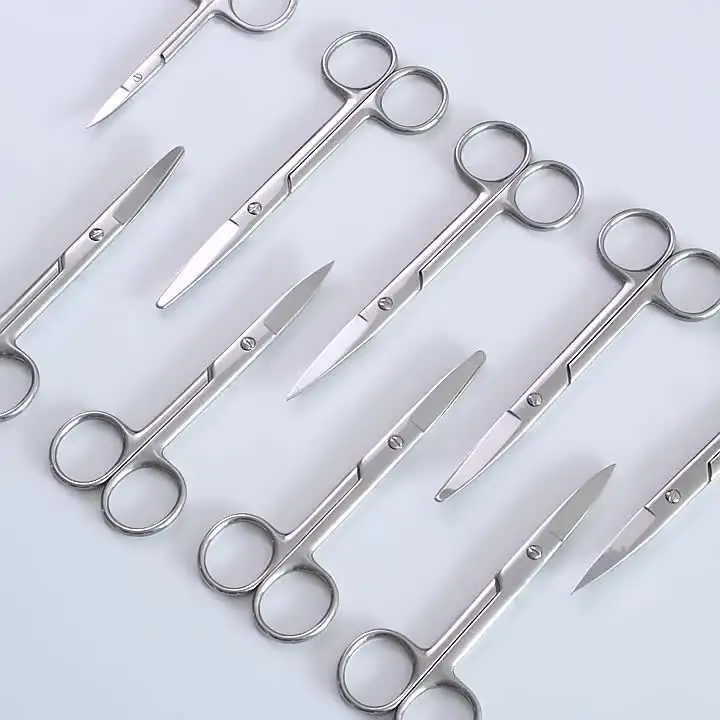 Ножницы для марли из нержавеющей стали с прямыми заостренными безопасными