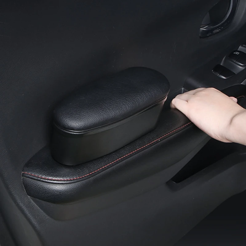 Storage Functional Armrests Car Door Leather Ergonomic Armrests Auto