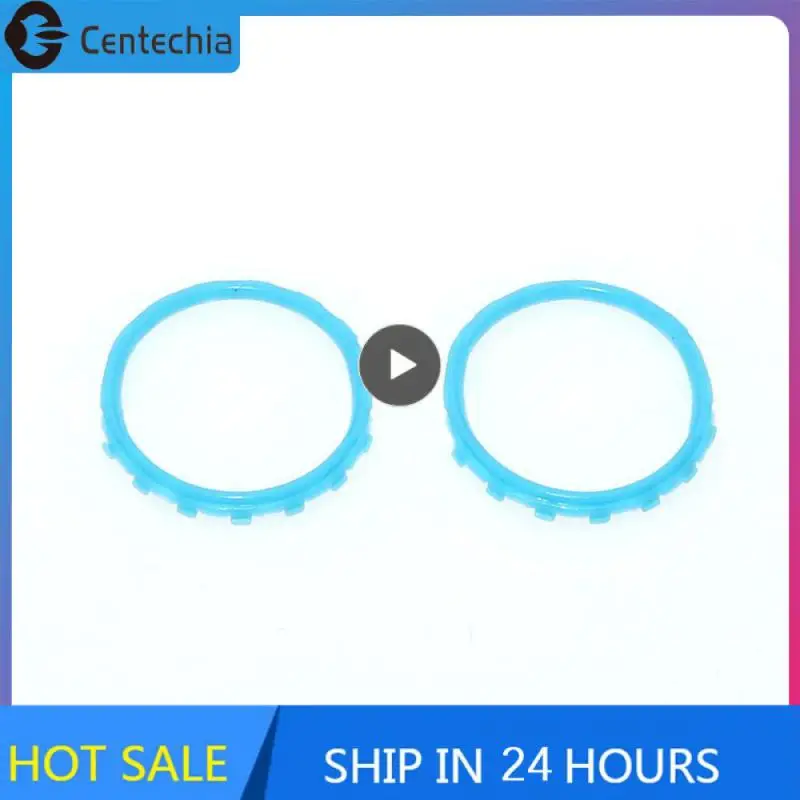 Chrome Custom Thumbstick Circle Accent Rings Compatibile Controller Microsoft- One Elite-Sostituzione Riparazione Xone E