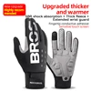 ROCKBROS Bike Glove Winter Warm Windproof Gloves Fleece Long Finger Touch screen Gloves Outdoor Sports Running Riding Mittens 1