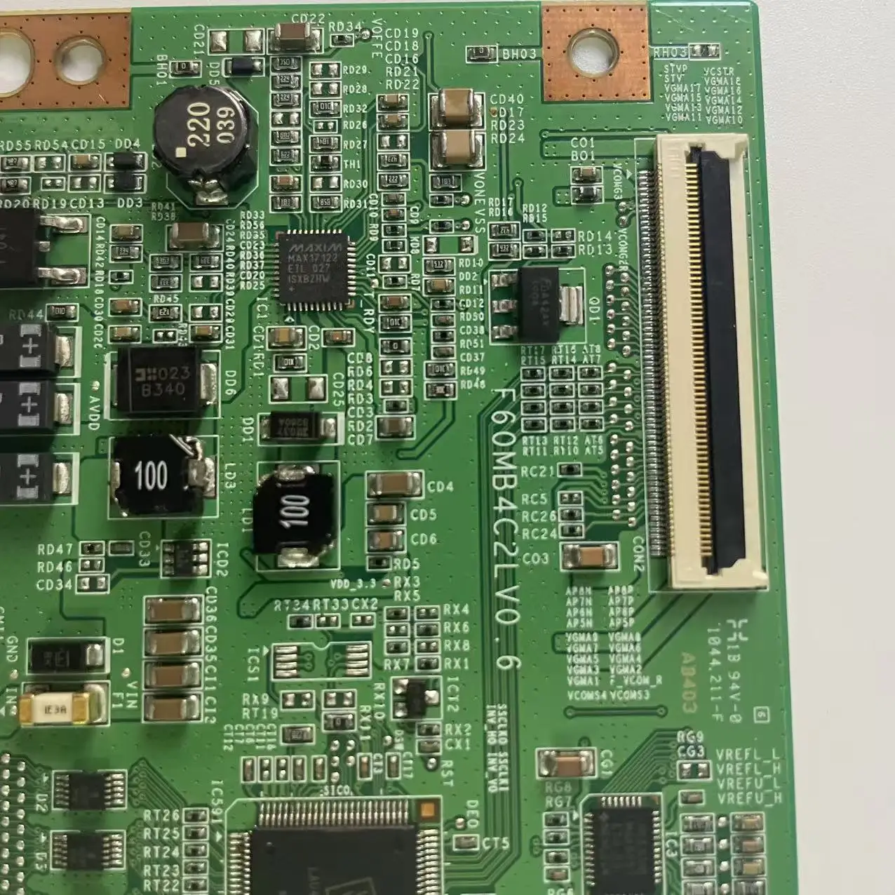 F60MB4C2LV0.6 삼성 LA40C550J1F LA46C550J1F 로직 보드용 T-CON 보드 32인치 40인치 46인치 디스플레이 장치