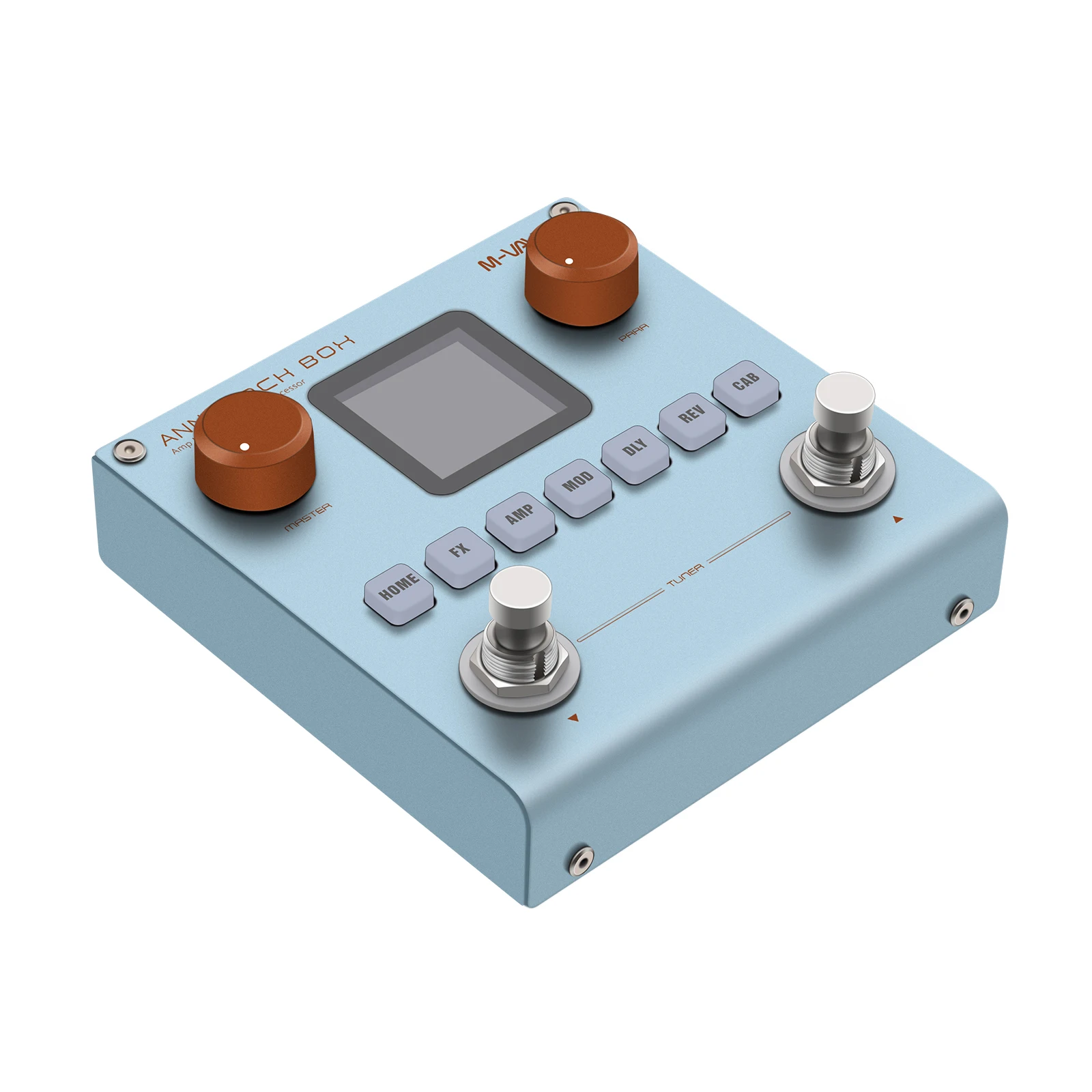 M-VAVE ANNBLACKBOX Multi Effects Processor Rechargeable Guitar Pedal for Electric Guitar Bass 
