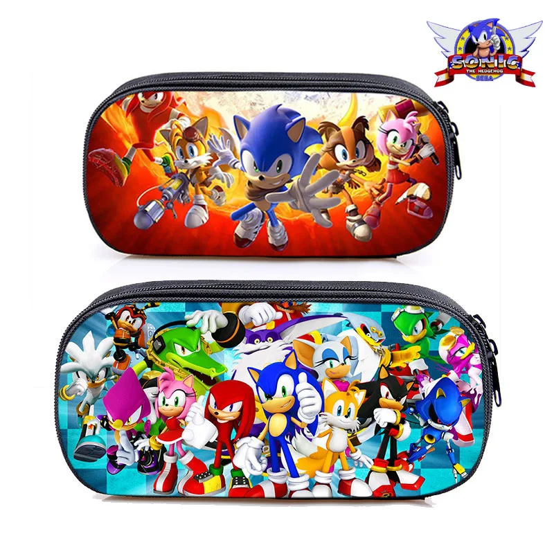 

Карандаш Kawai Sonic «Ежик», большая емкость, Детские Мультяшные канцелярские принадлежности, школьные принадлежности, многофункциональный пенал для учеников