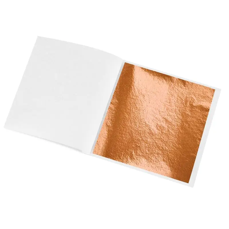 Feuilles Imitation Or Et Argent - 100 Feuilles 8x8.5cm - Pour Dorure, Artisanat, Décoration DIY