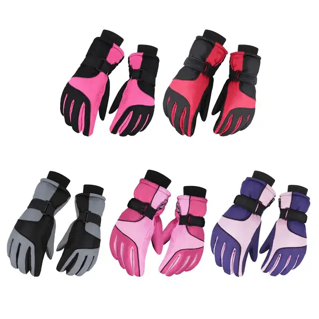 Guanti da sci guanti da neve per uomo donna Graffiti colorati guanti  invernali impermeabili antivento guanti da motoslitta per il freddo -  AliExpress