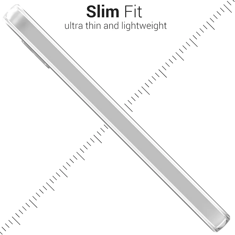 Ultra Thin Transparent Silicone Soft Case - Clear Back Cover & Slim Shell