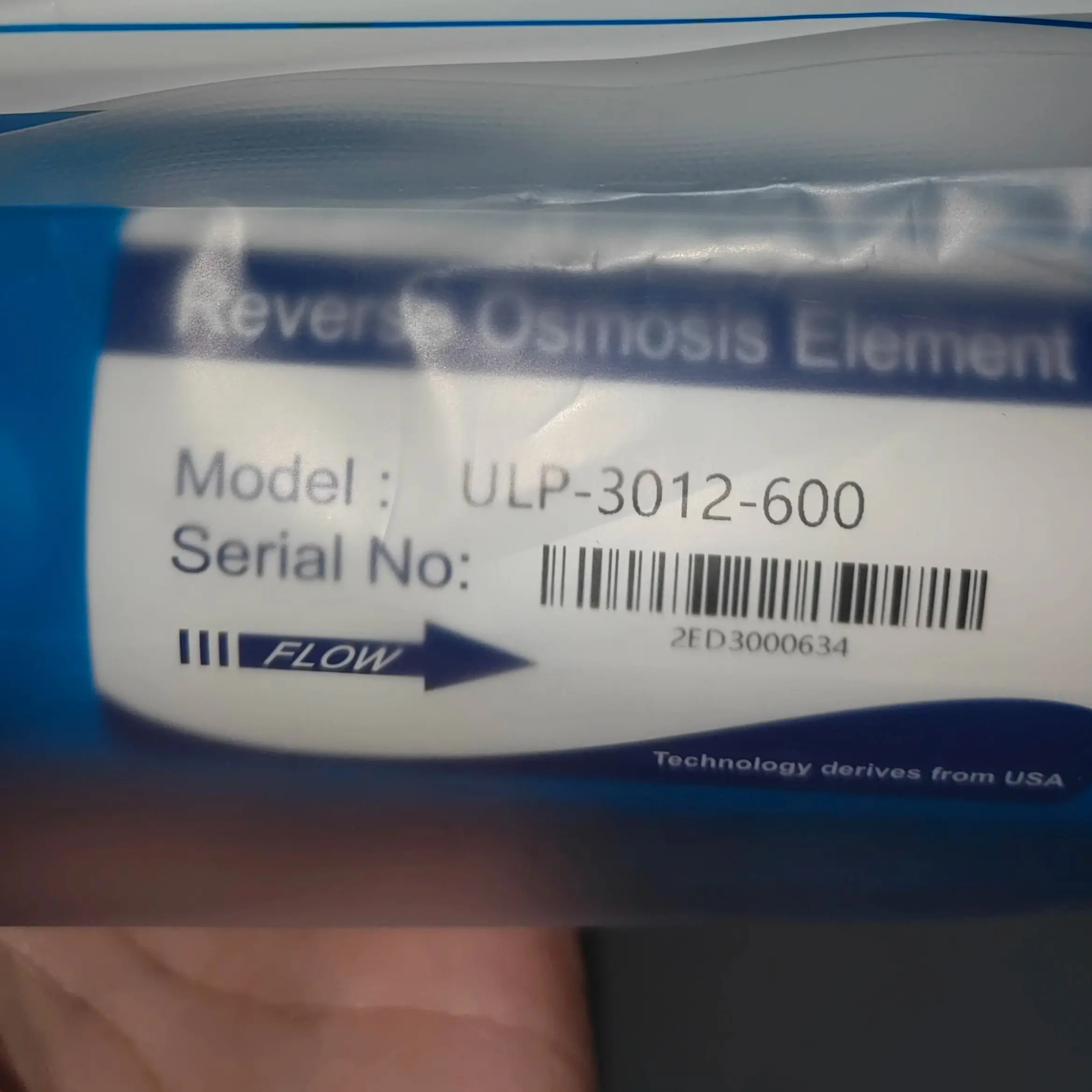 1PCS 600 3012-600 Gpd 역삼투압 필터 RO 멤브레인 멤브레인