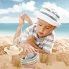 Baby Bath Toys Stacking Boat Toys Colorful Early Education Intelligence Gift Boat-shaped Stacked Cup Folding Tower Baby Toy 4