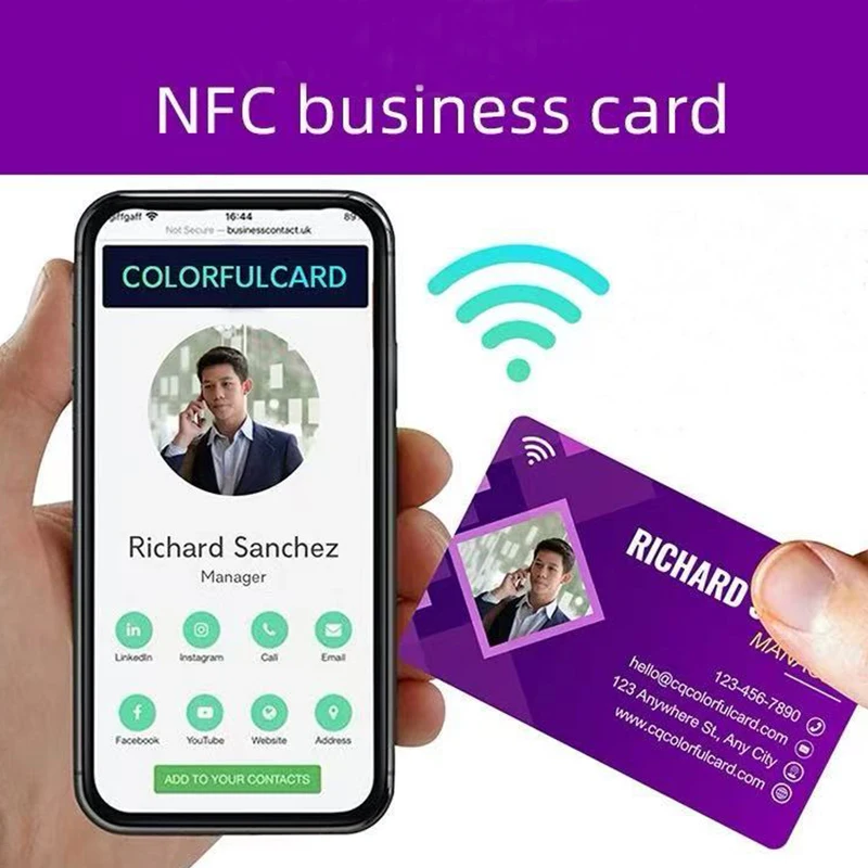 NFC Card NTAG 216 Programmable Plastic Card for Google Reviews Waterproof Material Content Unrestricted
