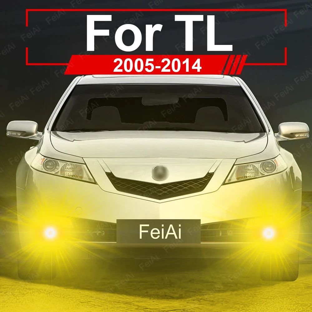 아큐라 TL 안개등 LED 전구 2007 2008 2009 2010 2011 2012 2013 2014 TL 액세서리 자동차 전면 안개등 흰색 노란색 녹색