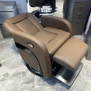 Macchine da barbiere professionali Sedia da salone per parrucchiere Decorazione per manicure rosa Parrucchiere reclinabile Promozione Toilette di bellezza 1