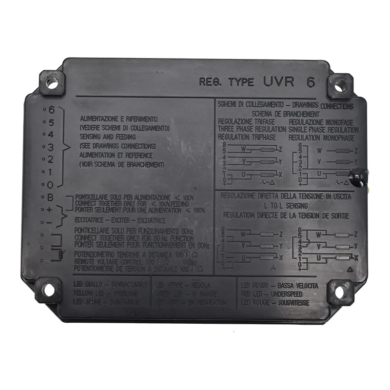 UVR6 자동 전압 조정기 AVR EA06, Mecc Alte 제너레이터와 호환 가..