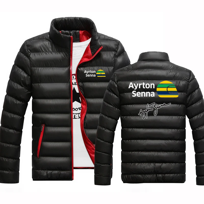 Ayrton Senna 남성용 편안한 프린트 의류 재킷 코트, 4 색 코튼 코트, 고품질 레저 용수철, 가을, 2023 신상