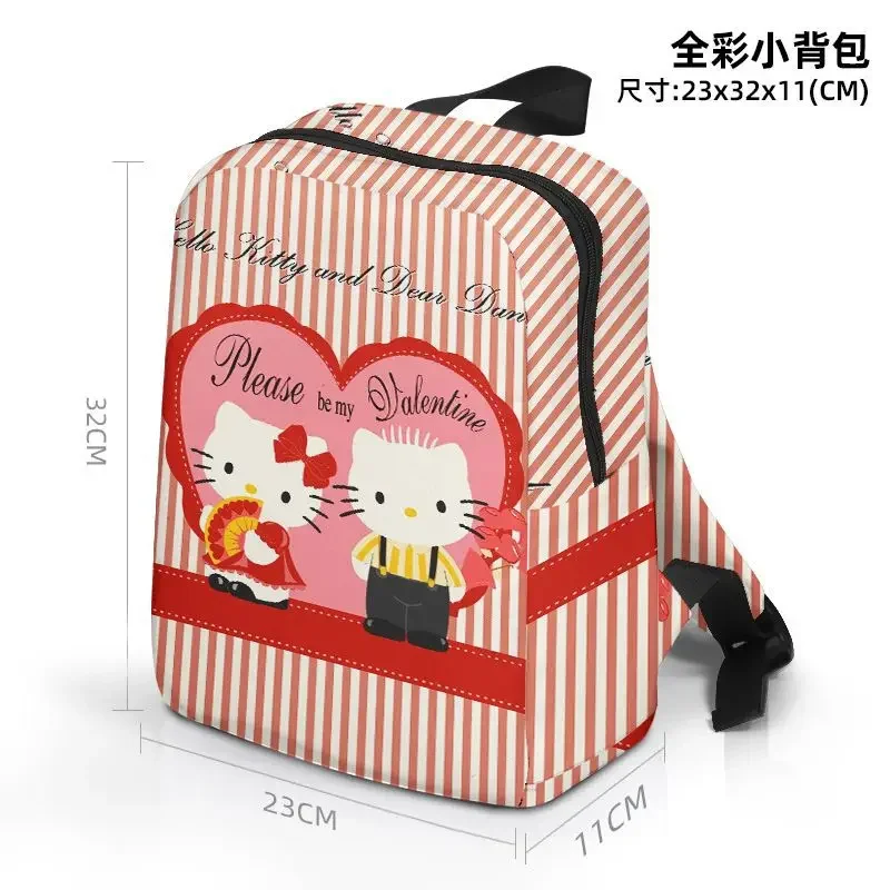 

Sanrioed Kawaii Anime Cartoon series HelloKitty Fashion children's schoolbag exquisite student holiday gift cute girl backpack