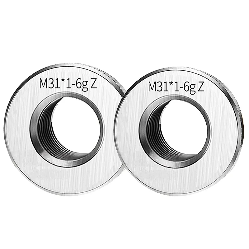 Thread ring gauge M20-M30 GO/NO GO Gage Metric Gauge 6g accuracy Precision external Screw Gage Fine,Pitch Thread Test Tool 2pcs