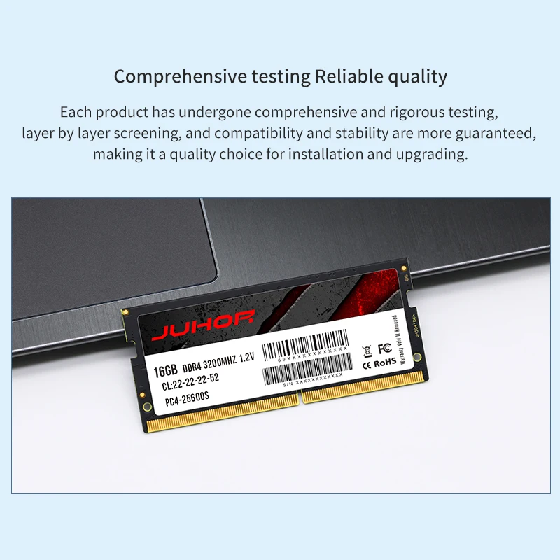 JUHOR ノートパソコン用RAM DDR4 16GB 2666MHz 3200MHz ノートブック
