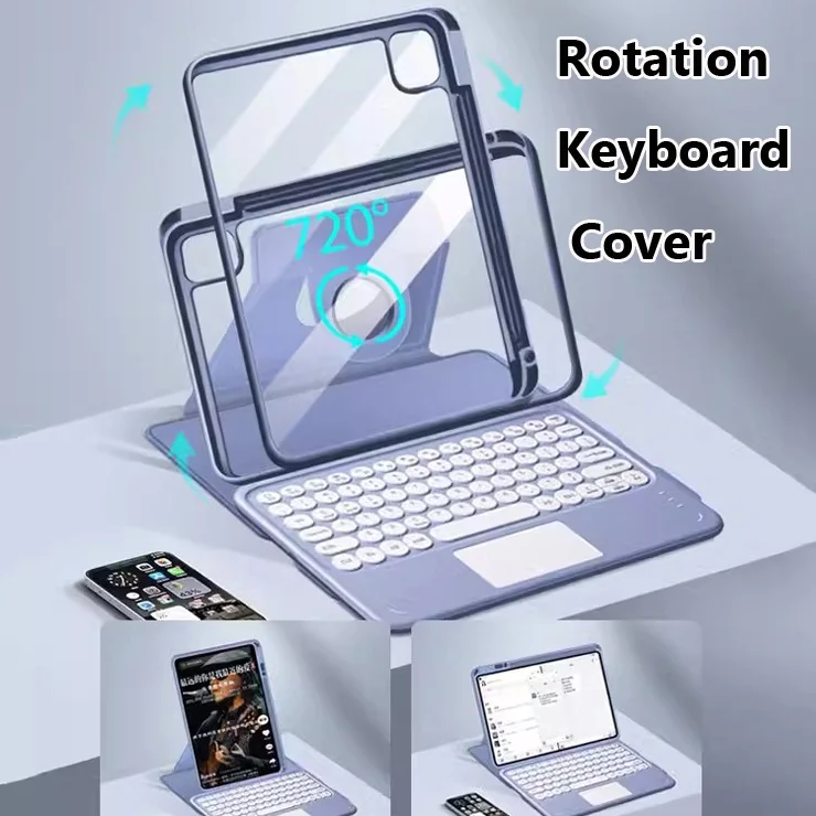 

Rotation Keyboard for Huawei MatePad Air 11.5inch 2023 for MatePad 11 2023 2021 Pro 11 2022 Detachable Touchpad Keyboard Case