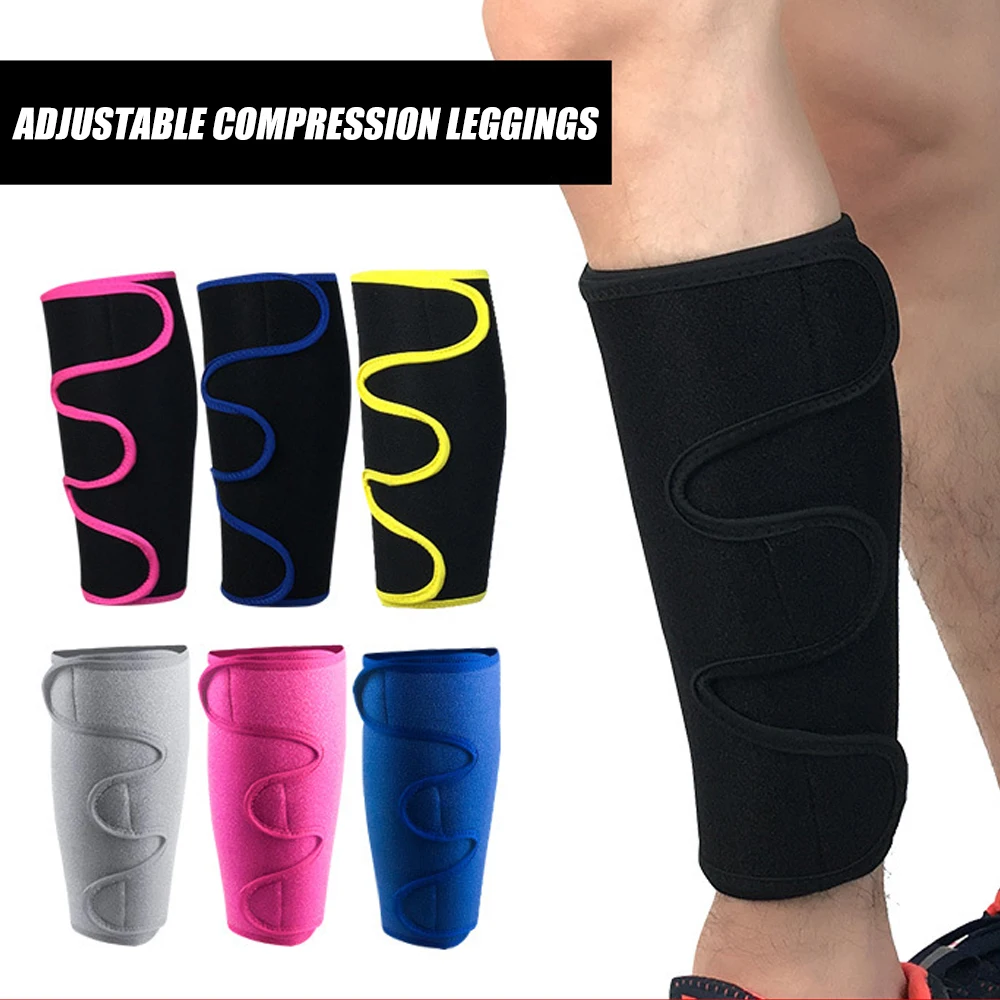 Suporte ajustável Shin Brace para homens e mulheres, Shin Splint, manga de compressão para inchaço, edema, caminhadas, treinamento