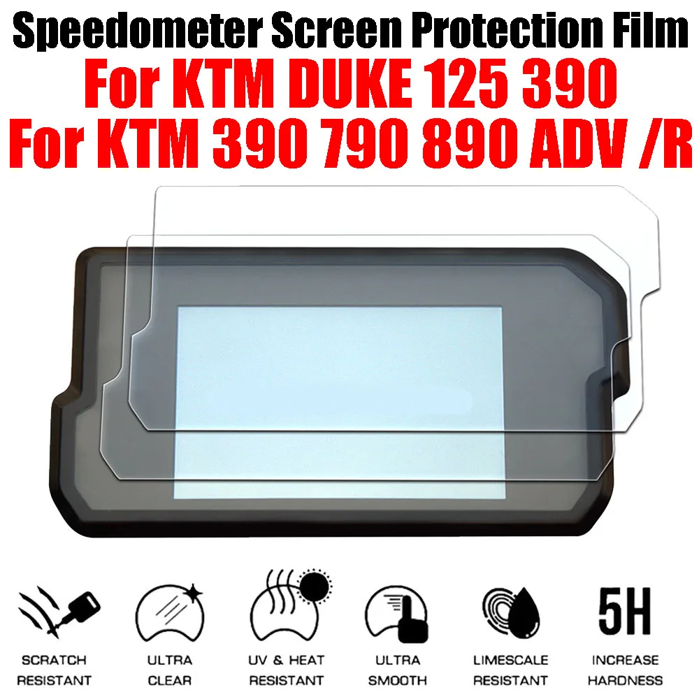 Motorcycle Cluster Scratch Screen Protection Film Screen Protector for KTM DUKE 125 390 DUKE 790 890 Adventure R ADV R DUKE390