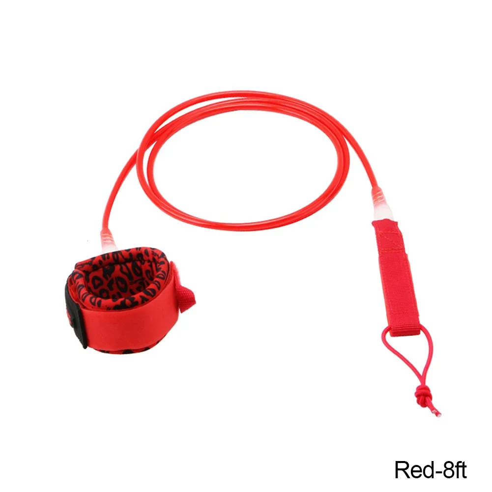 Durable Surfboard Leash with Stainless Swivels - 6-12ft Adjustable Length