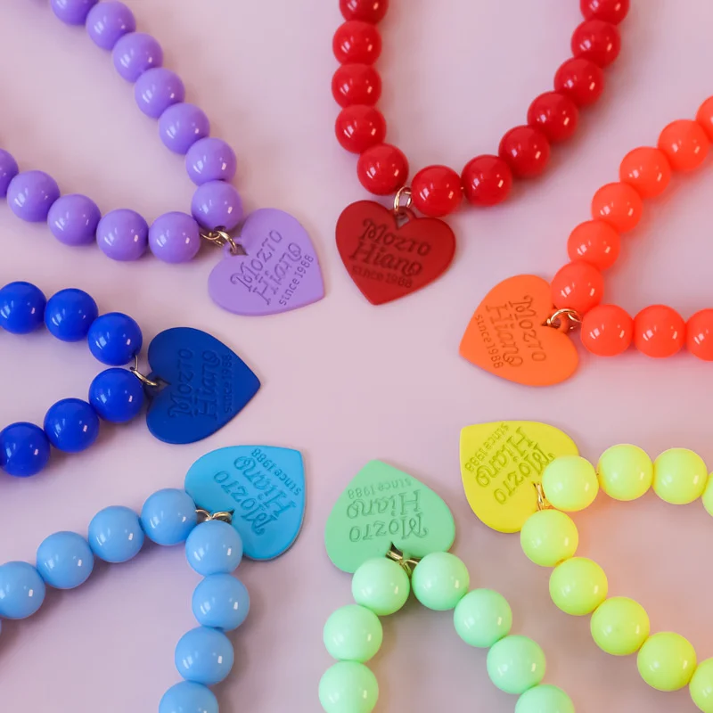Pet Colorful Love Collar Dog Pearl Necklace Rainbow Multi Color Dog Necklace Puppy Accessories Dog Accessories for Small Dogs Pet Colorful Love Collar Dog Pearl Necklace Rainbow Multi Color Dog Necklace Puppy Accessories Dog Accessories for Small Dogs