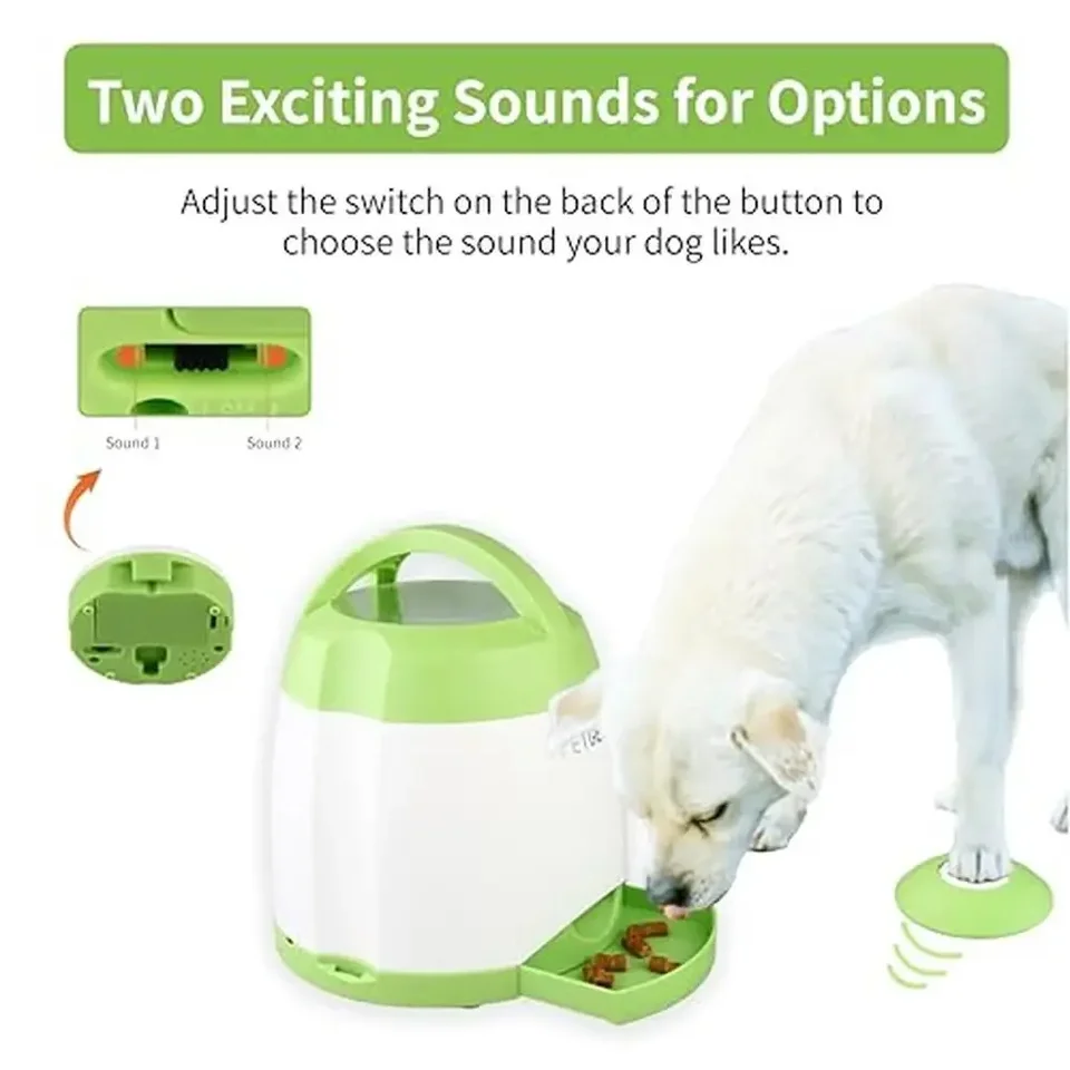 Interactive Dog Treat Dispenser Remote Control Toy