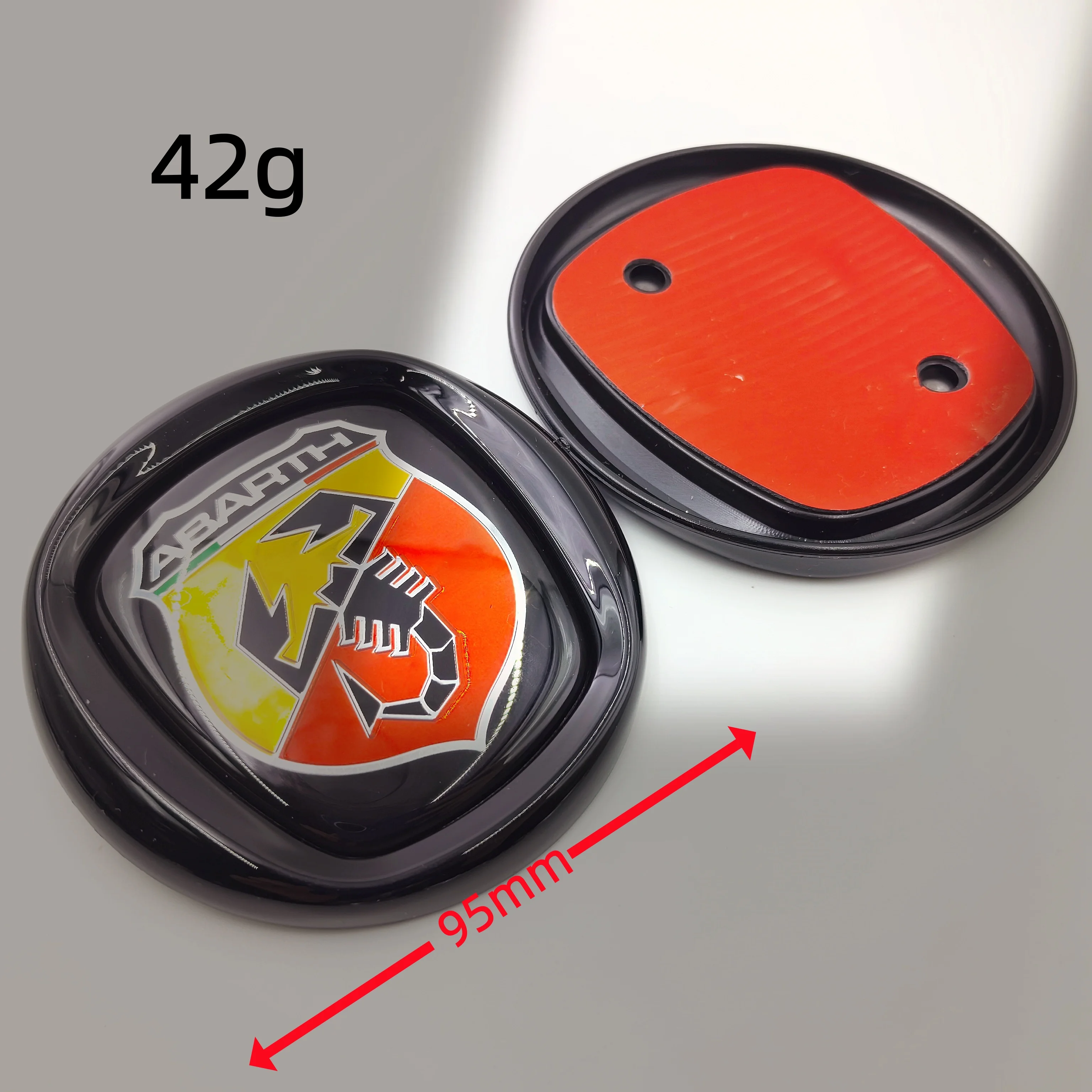FIAT Abarth Auto-Frontkopfhaube, Motorhaube, Emblem, hintere Heckstoßstange, Kofferraumabzeichen, Styling, 8,5 cm, 9,5 cm, 10 cm, 12 cm, 85 mm, 95 mm, 100 mm, 120 mm – Detail 9