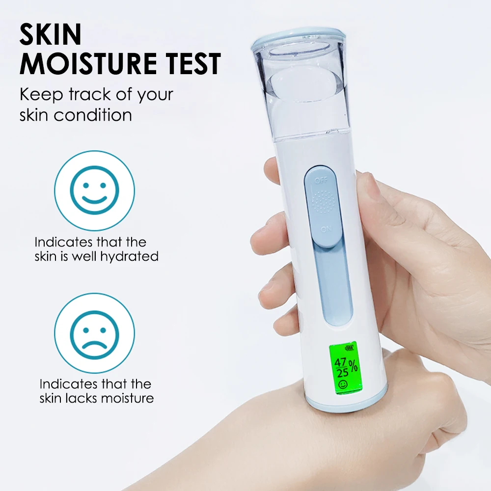 Nano Facial Steamer Mist Spray Eyelash Extensions Cleaning Pores Water SPA Moisturizing Hydrating Face Sprayer USB Rechargeable 3