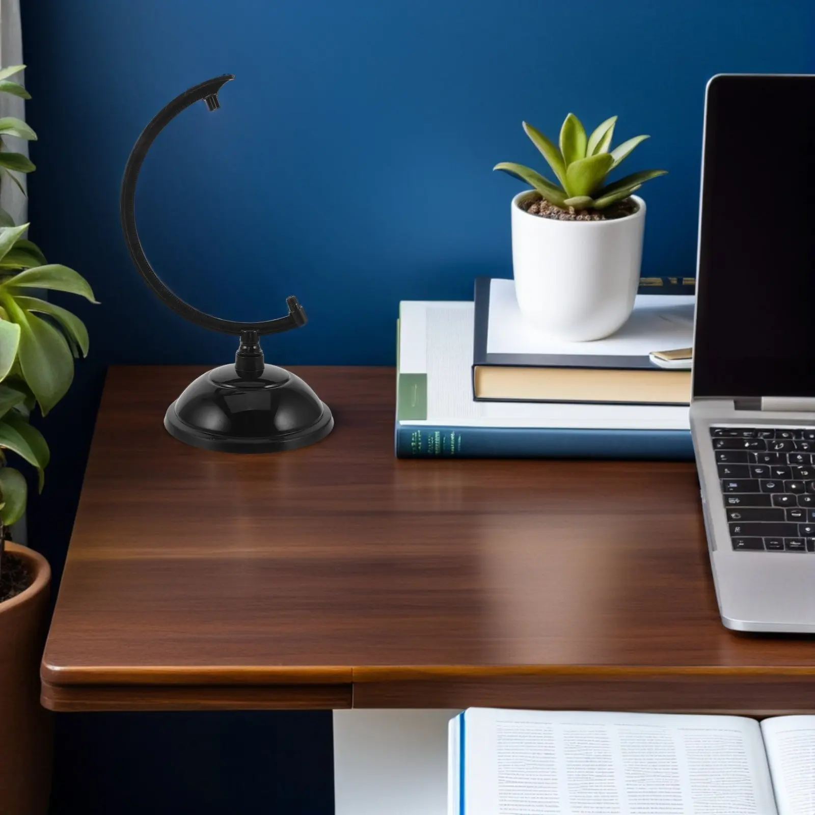 7.9인치 플라스틱 지구본 받침대 교체품, 데스크탑 교실 사무실용, 간편 조립, 안정적이고 안전한 지리 교육용