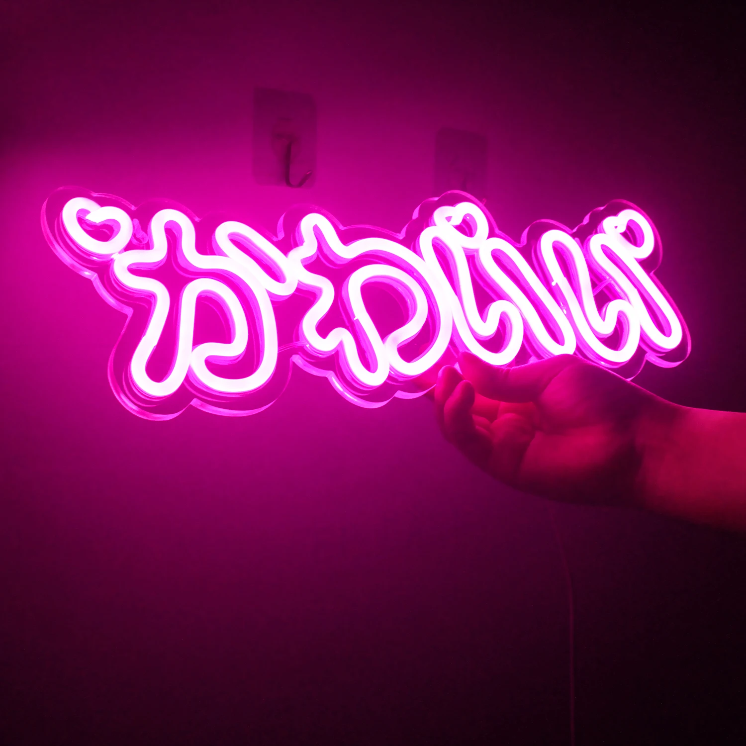 Ouch Neon Sign Led Neon Sign Usb Letter Bar Neon Sign For - Temu