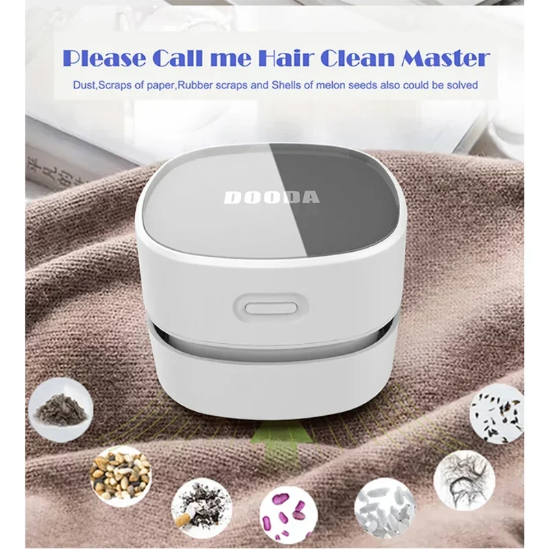 Xiaomi Handheld Desktop Vacuum Cleaner Mini Portable Table Dust Vacuum Table Sweeper Desktop Keyboard Cleaning Tools for Home 2