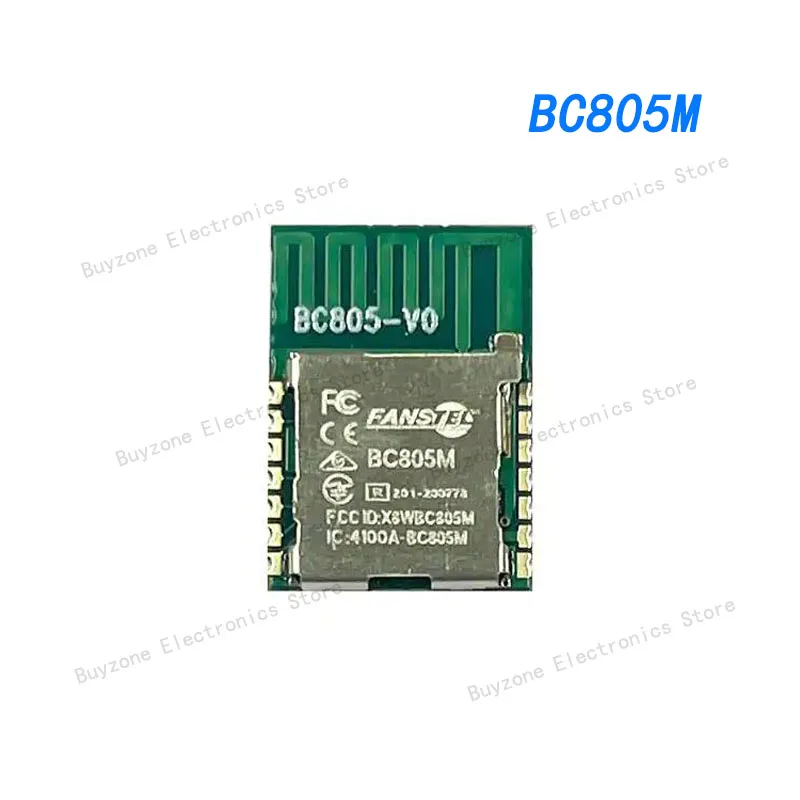 

BC805M Bluetooth Bluetooth v5.2 Transceiver Module 2.4GHz PCB Trace Surface Mount